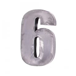 “Bigger And Bolder” 12” Fabricated Steel Numbers 24 “Bigger And Bolder” 12” Fabricated Steel Numbers -House Sign Discount Store na250 na259 12inch big bold 6