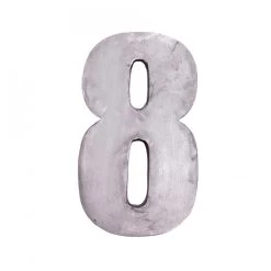 “Bigger And Bolder” 12” Fabricated Steel Numbers 26 “Bigger And Bolder” 12” Fabricated Steel Numbers -House Sign Discount Store na250 na259 12inch big bold 8