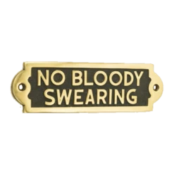 No Bloody Swearing