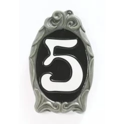 "Classic Black" Reflective Cameo House Sign