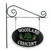 "Oakenshore" Double Sided Cast Iron Effect House Name Sign -House Sign Discount Store oakenshore double sided cast iron effect house name sign