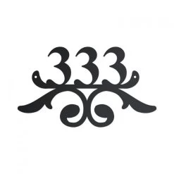 Traditional Iron Ornate Three Number House Sign 12 Traditional Iron Ornate Three Number House Sign -House Sign Discount Store ornate number sign up to 3 numbers 1