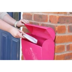 “Persian Summer” Bright Pink Contemporary Post Box 21 “Persian Summer” Bright Pink Contemporary Post Box -House Sign Discount Store persian summer bright pink contemporary post box 3