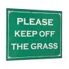 "Please Keep Of The Grass" Vintage Wall Sign