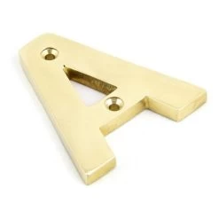 Polished Brass 3 Inch Screw Fix Letters