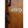 Solid Brass Private Sign -House Sign Discount Store privateinformationsign 0000039432