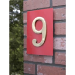 Suspended House Numbers Doubles -House Sign Discount Store red acrylic hero 0000049331 3