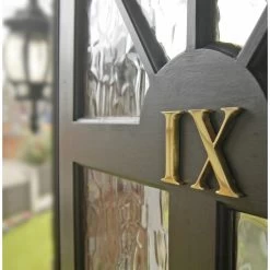 3" Polished Brass Roman Numerals - Face Fix