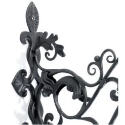 Leaf Design Scroll Wall Bracket -House Sign Discount Store scroll leaf shop bracket close 1