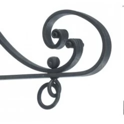 Marchweil Scroll Hanging Sign Bracket 6 Marchweil Scroll Hanging Sign Bracket -House Sign Discount Store scroll ring hoop bracket close