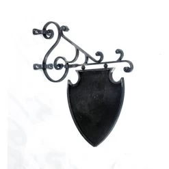 Shield Scroll Hanging Sign Bracket