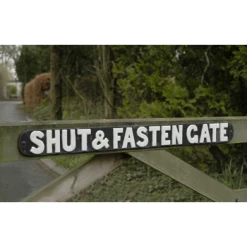 House Sign Discount Store -House Sign Discount Store shutandfastengatesign2
