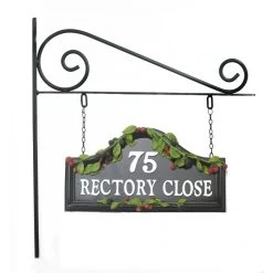 Hand Painted Double Sided Bramble House Name Sign -House Sign Discount Store sp244 ds hp