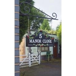 Hand Painted Double Sided Bramble House Name Sign -House Sign Discount Store sp244 shot 5