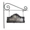 Bronze Double Sided Rose House Name Sign 1 Bronze Double Sided Rose House Name Sign -House Sign Discount Store sp252 ds brz
