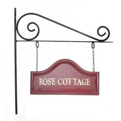 Classic Red Double Sided House Name Sign -House Sign Discount Store sp280 ds r