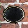 Blank Brass & Black Oval House Number Plaque -House Sign Discount Store sp398 6
