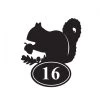Squirrel Iron House Number Sign -House Sign Discount Store squirrel iron house number sign 5