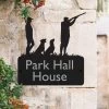 Steel "Game Season" Labradors House Name Sign -House Sign Discount Store steel 22game season 22 labradors house name sign 3