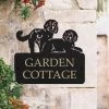 Steel "Pair Of Cockapoos" Dog House Name Sign