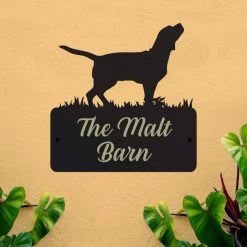 Steel Beagle Dog House Name Sign -House Sign Discount Store steel beagle dog house name sign 3