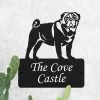 Steel Pug Dog House Name Sign 2 Steel Pug Dog House Name Sign -House Sign Discount Store steel pug dog house name sign 4