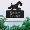 Steel Running Miniature Schnauzer House Name Sign -House Sign Discount Store steel running miniature schnauzer house name sign 2
