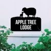 Steel Sheep & Lamb House Name Sign -House Sign Discount Store steel sheep lamb house name sign 2