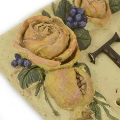 Stone Effect Rose House Name Sign -House Sign Discount Store stone effect rose house name sign 4