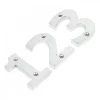Satin Chrome Numerals - 3" 2 Satin Chrome Numerals - 3" -House Sign Discount Store ukan473