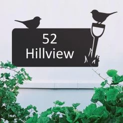 Robin Iron House Name Sign -House Sign Discount Store ukhna017 robin wall mounted house sign 5