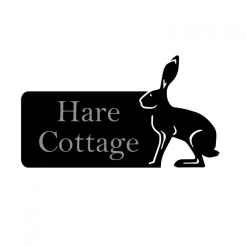 Hare Iron House Name Sign -House Sign Discount Store ukhna267 hare house sign