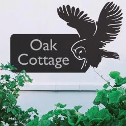 Barn Owl House Name Sign