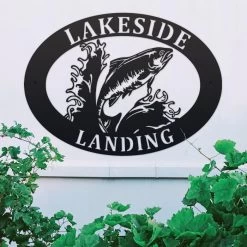 Freshwater Salmon Iron Oval House Sign 15 Freshwater Salmon Iron Oval House Sign -House Sign Discount Store ukhno455 oval freshwater salmon house sign 6
