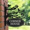 Sparrow Iron Bracket House Name Sign -House Sign Discount Store ukhnsbrd0001 sparrow house name sign bcmw 2