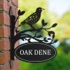 Starling Iron Bracket House Name Sign