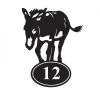 Donkey Iron House Number Sign -House Sign Discount Store ukhnu085 6