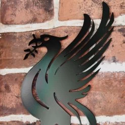 Black Liver Bird Iron House Number Sign -House Sign Discount Store ukhnu101 blk 1