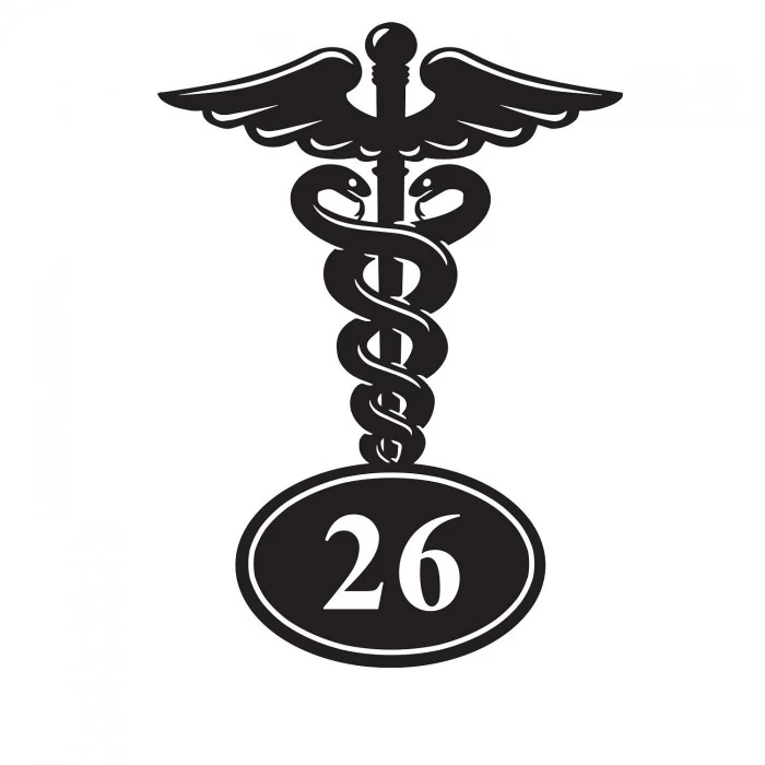 Doctors Medical Iron House Number Sign 7 Doctors Medical Iron House Number Sign - Image 5