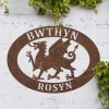 Rustic 'Welsh Dragon' Iron Oval House Sign 1 Rustic 'Welsh Dragon' Iron Oval House Sign -House Sign Discount Store ukhnuo354 oval welsh dragon house sign rus 4