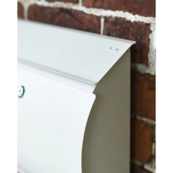 Contemporary "Urban Obsession" Cream Wall Mounted Post Box -House Sign Discount Store urban obsession cream wall mounted post box 6