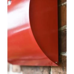 Contemporary "Urban Obsession" Red Wall Mounted Post Box -House Sign Discount Store urban obsession red wall mounted post box 1