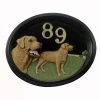 "Walker" Labrador House Number Sign -House Sign Discount Store walker labrador house number sign