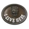 House Sign - West Highland Terrier - I Live Here -House Sign Discount Store westhighlandterier 1