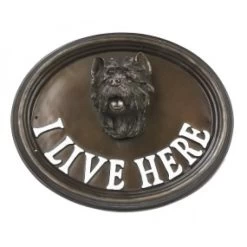 House Sign - West Highland Terrier - I Live Here
