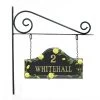 Yellow Rose Hand Painted Double Sided House Name Sign